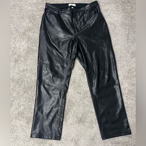 Women Abercrombie & Fitch Vegan Leather Pant